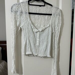 Free People Lace Crop Top
